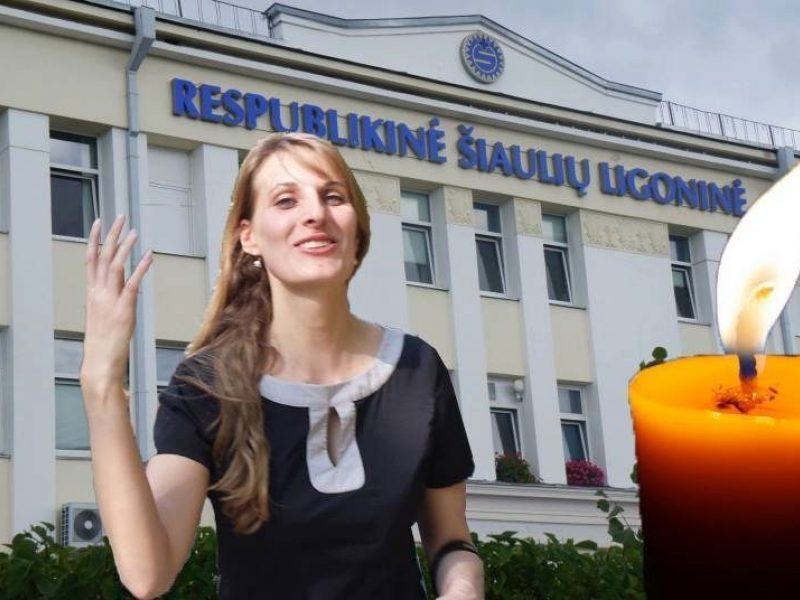 Direktorė: Šiaulių ligoninė sudarė taikos sutartį su nusižudžiusios medikės artimaisiais 