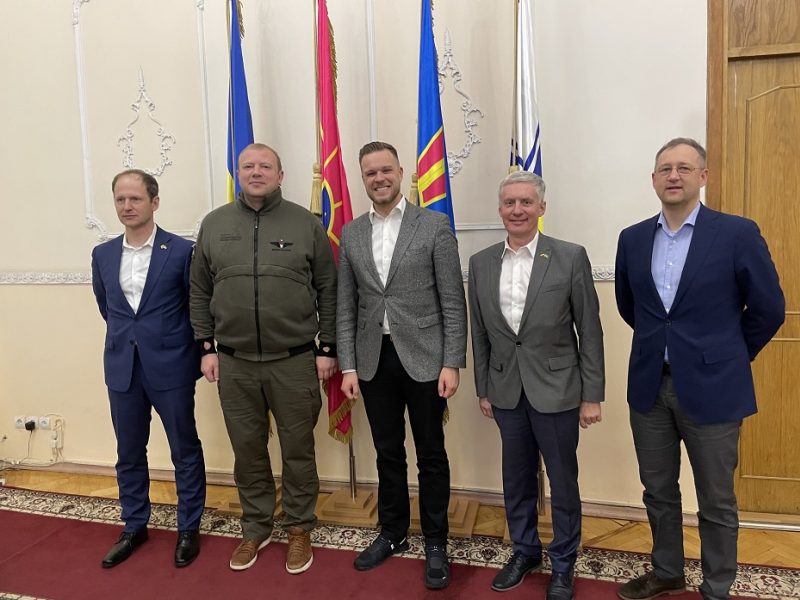 Kyjive viešintis G. Landsbergis: paramos Ukrainai šulinio dar nesame išsėmę