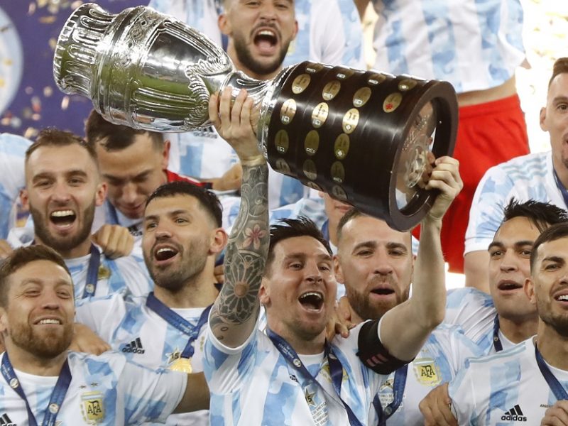 Pagaliau: Braziliją įveikęs L. Messi su Argentinos rinktine nušvito auksu
