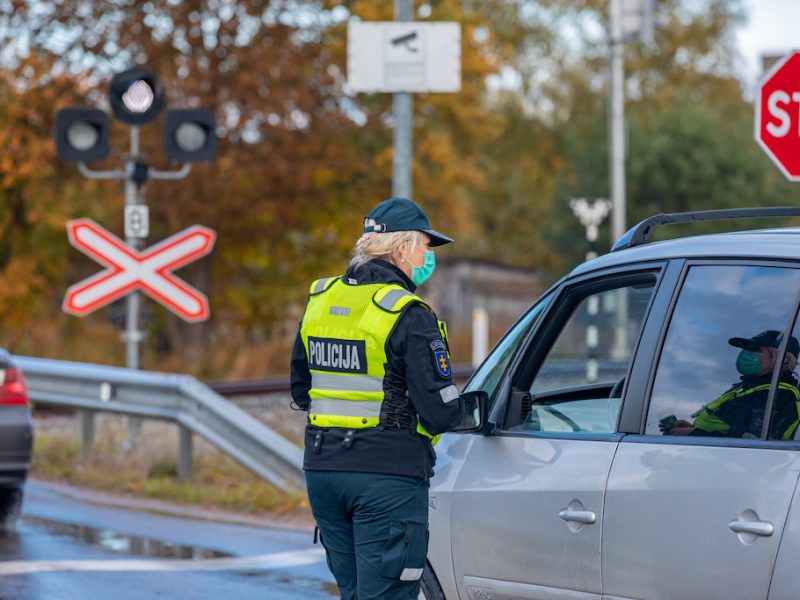 Klaipėdoje ir Kretingoje pareigūnai vykdė priemones saugumui prie geležinkelių užtikrinti