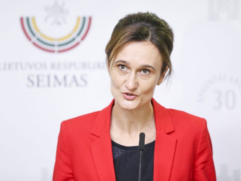 Liberalų sąjūdžio pirmininke perrinkta V. Čmilytė-Nielsen