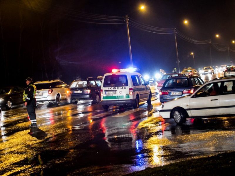 Šiemet Kauno apskrities keliuose žuvo mažiau žmonių nei pernai, bet sužeistųjų padaugėjo