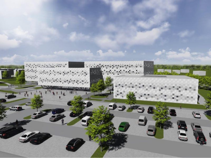 Santaros slėnyje prasideda Vilniaus universiteto Mokslo centro statybos