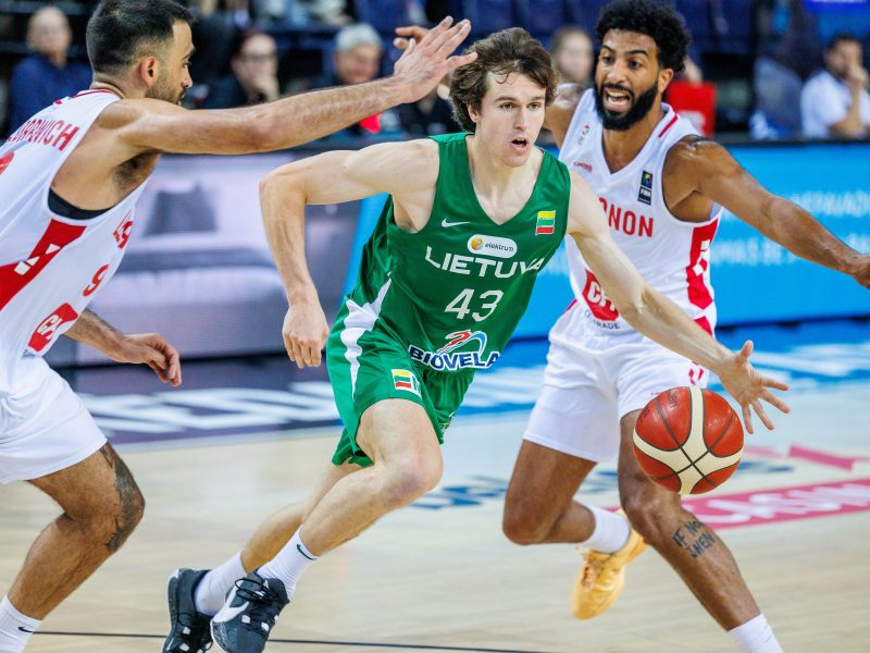 Kontrolinės krepšinio rungtynės: Lietuva – Libanas 