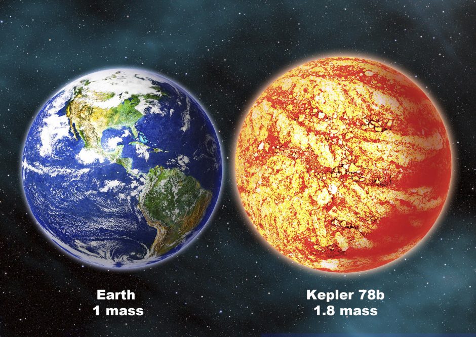 Astronomai atrado Žemės dydžio iš uolienų sudarytą egzoplanetą