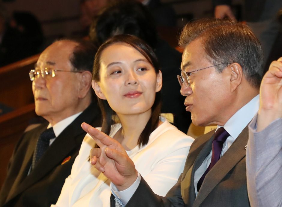 Šiaurės Korėjos lyderio sesers vizitas – Pietų Korėjos dėmesio centre