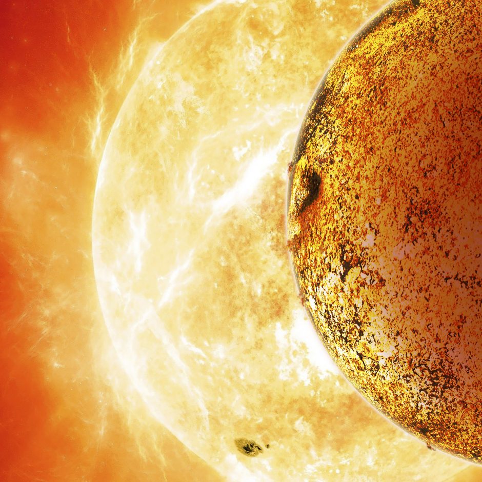 Astronomai atrado Žemės dydžio iš uolienų sudarytą egzoplanetą