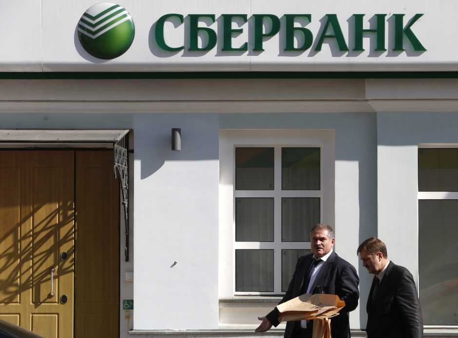 Rusijos „Sberbank“ dėl Vakarų sankcijų kreipėsi į ES Bendrąjį Teismą