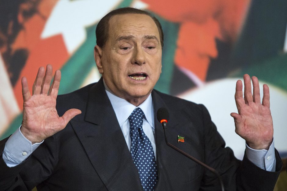 Buvęs Italijos premjeras S. Berlusconi paguldytas į ligoninę