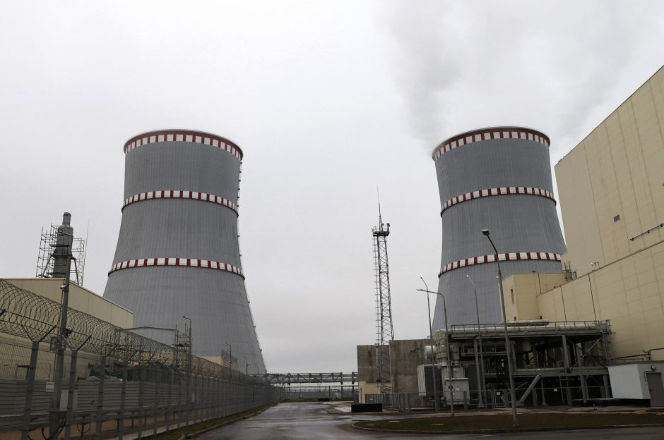 Astravo AE vėl įjungta į Baltarusijos energetikos sistemą