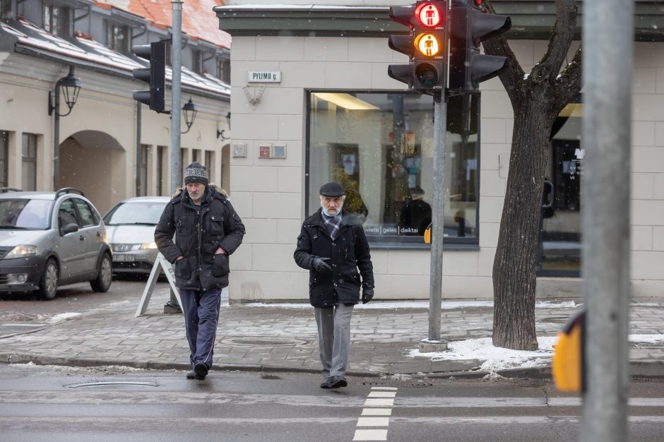 Prioritetas pėstiesiems sostinės sankryžose – kasdien sutaupomos 125 valandos laiko