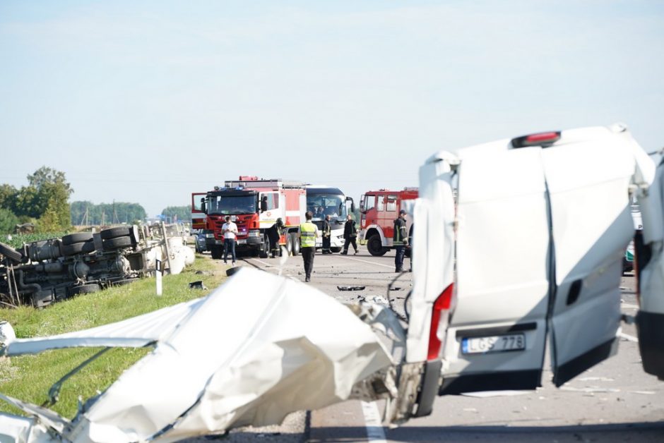 Žiauri avarija kelyje „Via Baltica“: žuvo vyras, sužalotas 10-metis vaikas