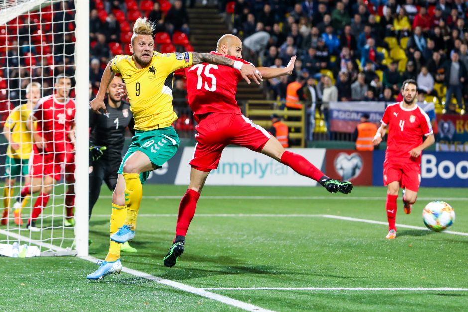 Lietuvos futbolininkai žino, kas laukia Belgrade