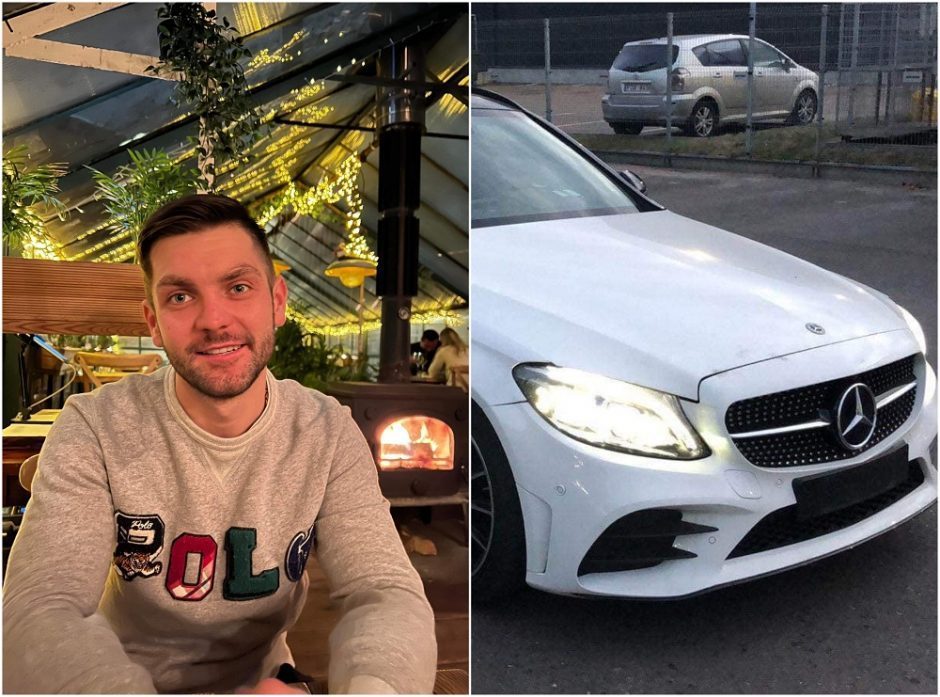 Rastas Šventosios upėje nuskendusio vyro „Mercedes-Benz“ automobilis   