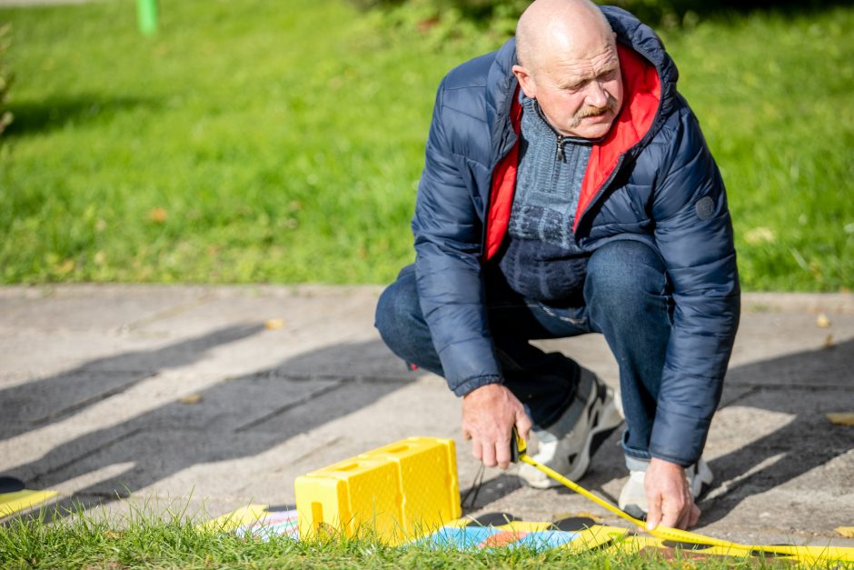 Šilainių darželinukai Mokytojų dieną siekė rekordo