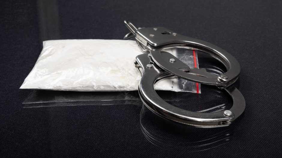 Už daugiau nei 100 gramų kokaino teismas skyrė dešimt metų kalėjimo
