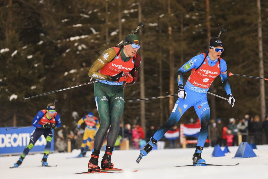 Padėjo varžovui, kuris finišą pasiekė greičiau