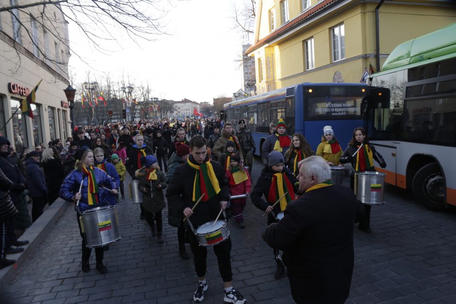 Eitynės su rekordine vėliava