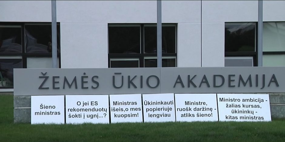 Ūkininkai kreipėsi į K. Navicką: jūs įeisite į istoriją kaip pelkių ministras