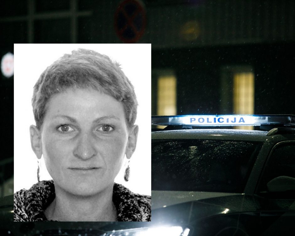 Policija ieško jau kurį laiką dingusios moters: gali būti pastebėta Vilniuje