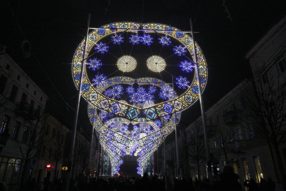 Šiųmetis Klaipėdos šviesų festivalis – be ažūrinių arkų tunelio