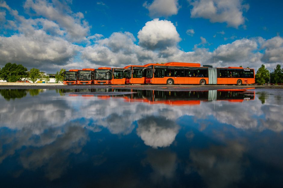 Vilniaus gatvėmis kursuos 50 naujų dujinių autobusų