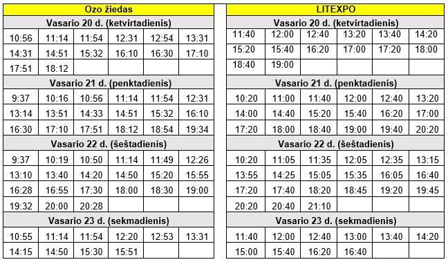 Į Knygų mugę – viešuoju transportu ir specialiu maršrutu