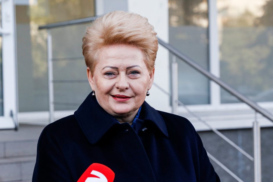 D. Grybauskaitė abejoja savo galimybėmis tapti NATO vadove