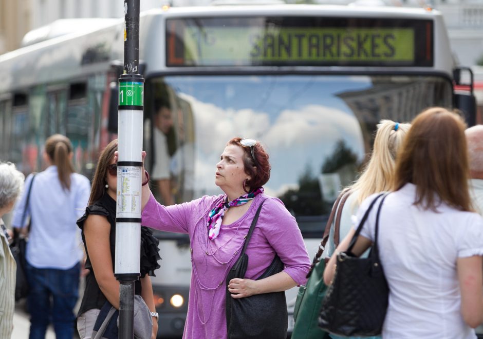 Vilniuje buvo sutrikusi viešojo transporto švieslenčių, programėlių veikla