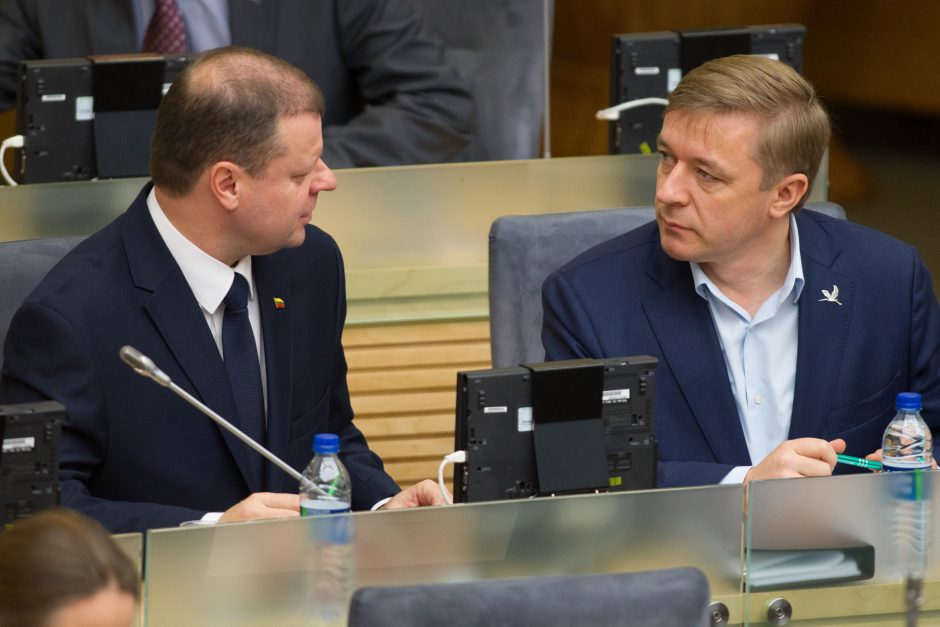 S. Skvernelis: R. Karbauskio sprendimas trauktis iš postų Seime – logiškas