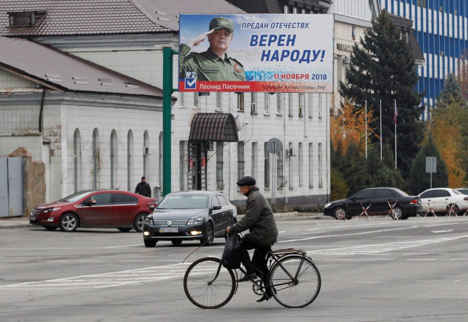 Separatistai Rytų Ukrainoje ignoruoja Vakarus ir rengia lyderio rinkimus