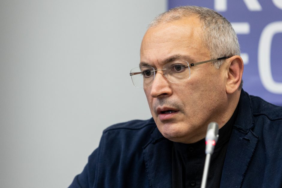 G. Landsbergio ir M. Chodorkovskio spaudos konferencija