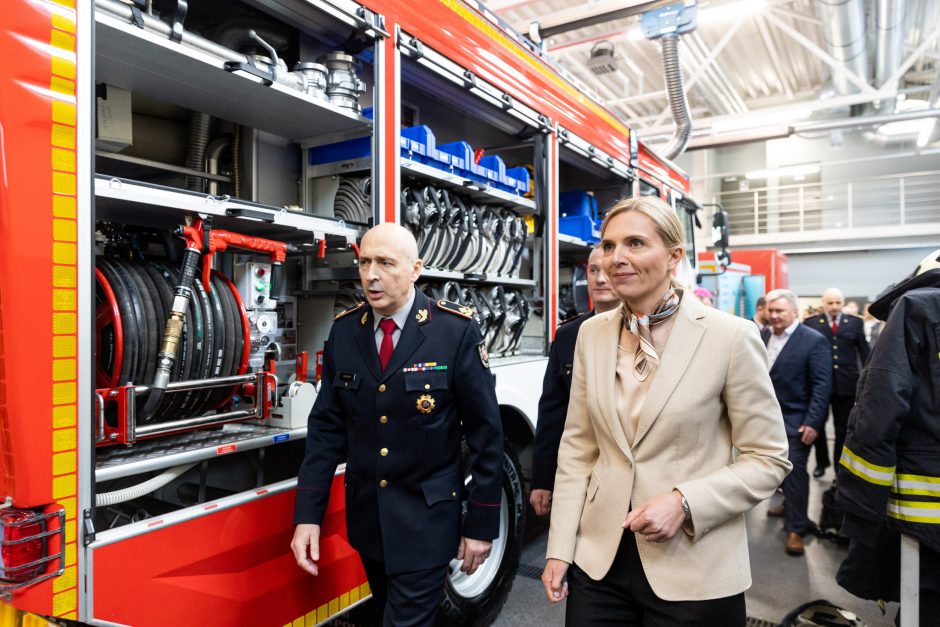 Ministrė: priešgaisrinės saugos centralizavimas leis operatyviau reaguoti į nelaimes