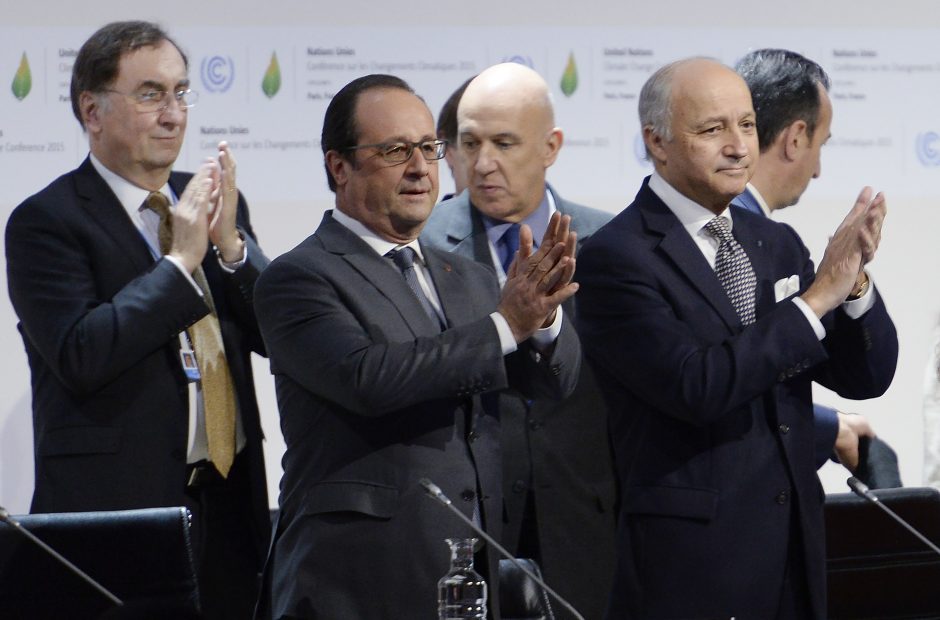 Prancūzija pateikė istorinį klimato gelbėjimo paktą