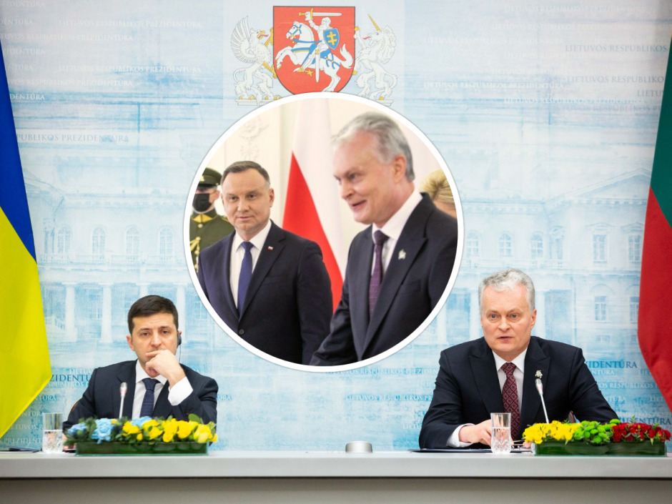 G. Nausėda su Ukrainos ir Lenkijos prezidentais aptars saugumo situaciją