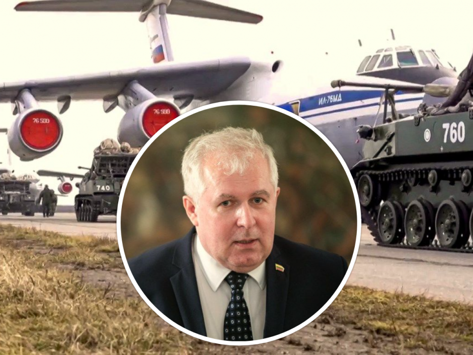A. Anušauskas ragina ES atkreipti dėmesį į Rusijos pajėgų telkimą prie Ukrainos sienų
