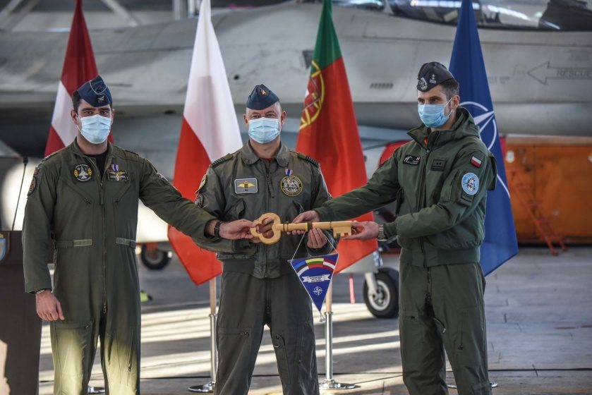 Baltijos šalių oro policijos misiją perėmė Lenkijos kariai