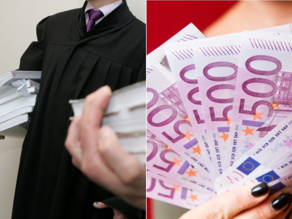 Valstybės skola advokatams jau viršija pusę milijono eurų – nebesiima bylų
