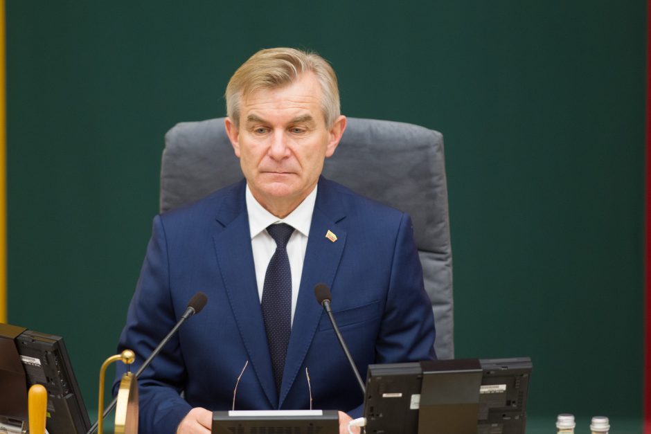 Seimo pirmininko komandoje – pokyčiai