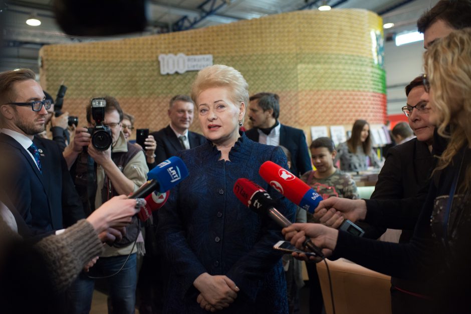 Prezidentė: LRT turi būti atsparus politiniam spaudimui