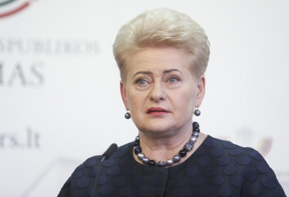D.Grybauskaitė: ekstremalių situacijų operacijų centrui A. Veryga realiai nevadovauja