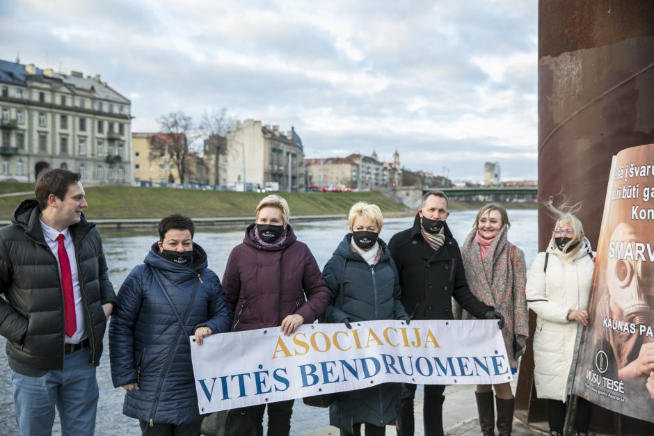 Surengė piketą prie Vilniaus „vamzdžio“: visuomenė siunčia žinią teršėjams