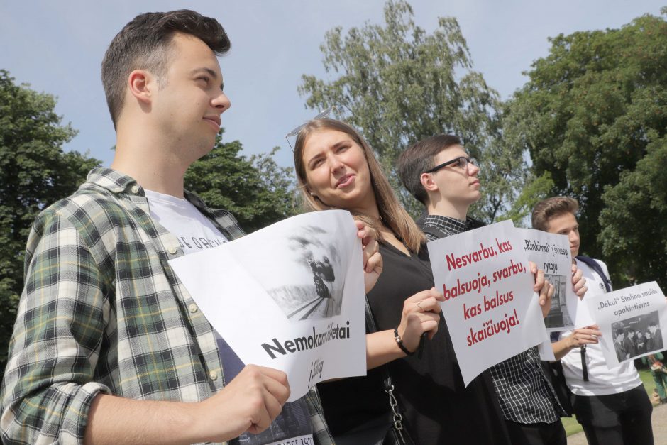 Jaunieji konservatoriai pasmerkė okupuotoje Lietuvoje vykusius rinkimus
