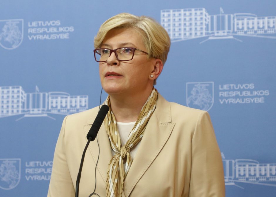 Premjerė: ES nenumato tvoros prie Baltarusijos finansavimo, bet šis klausimas keliamas