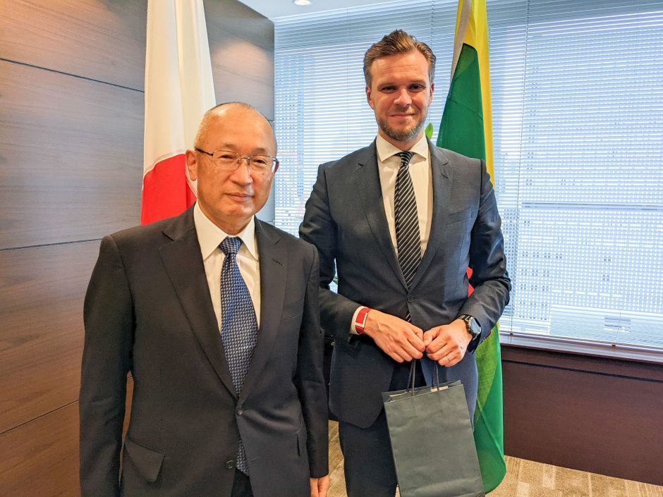G. Landsbergis: Lietuva ir Japonija vienodai supranta agresyvių valstybių keliamus iššūkius