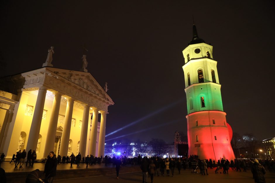 Vilnius švęs Laisvę – eitynės, trispalvės, 70 laužų ir koncertai