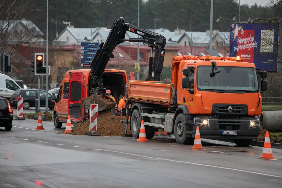 Rekonstruojama Didlaukio gatvė bus gražesnė ir patogesnė pėstiesiems