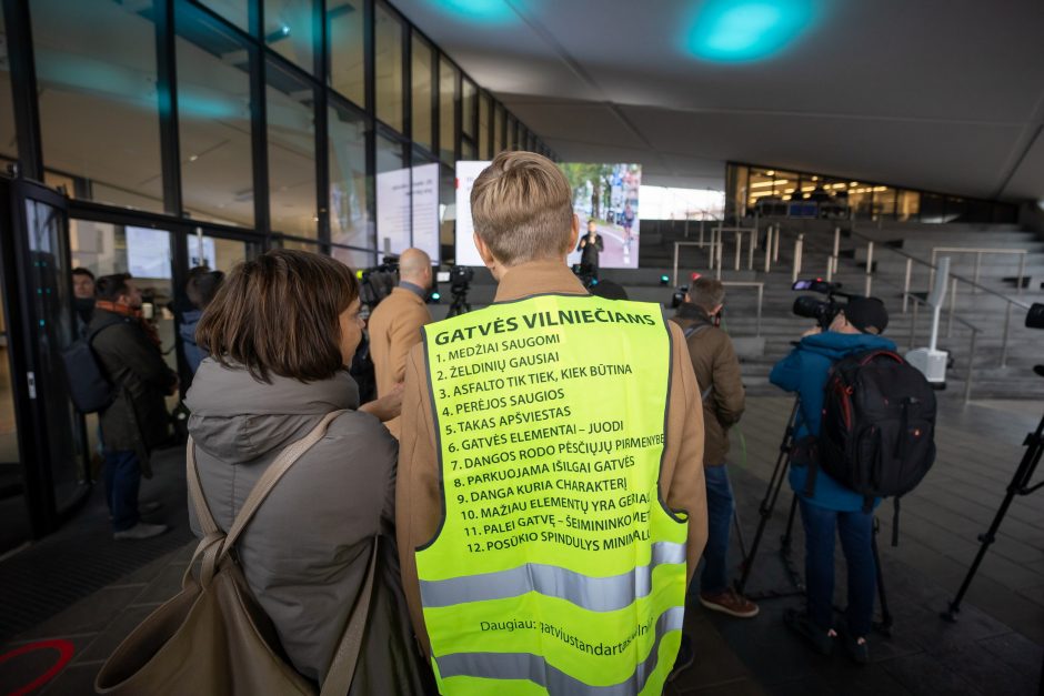 Vilniaus savivaldybė skelbia 12 principų, pagal kuriuos projektuojamos gatvės