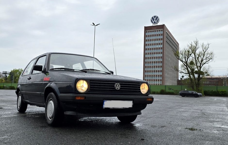 „VW Golf“ jubiliejaus proga – kelionė istoriniu automobiliu