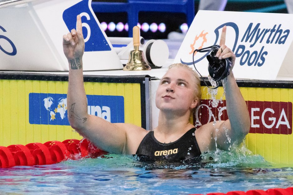 Pasaulio čempionė R. Meilutytė: po plaukimo galvojau apie Ukrainą